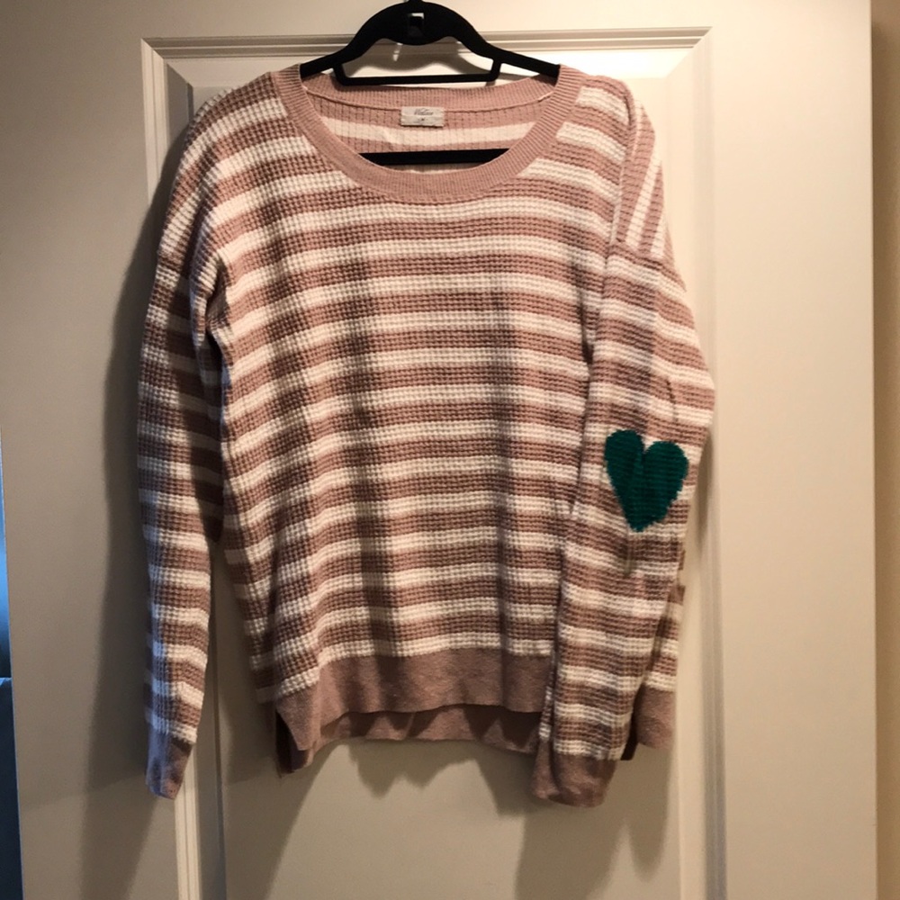 Women’s sweater with elbow patch size m